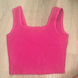 Pink tank top
